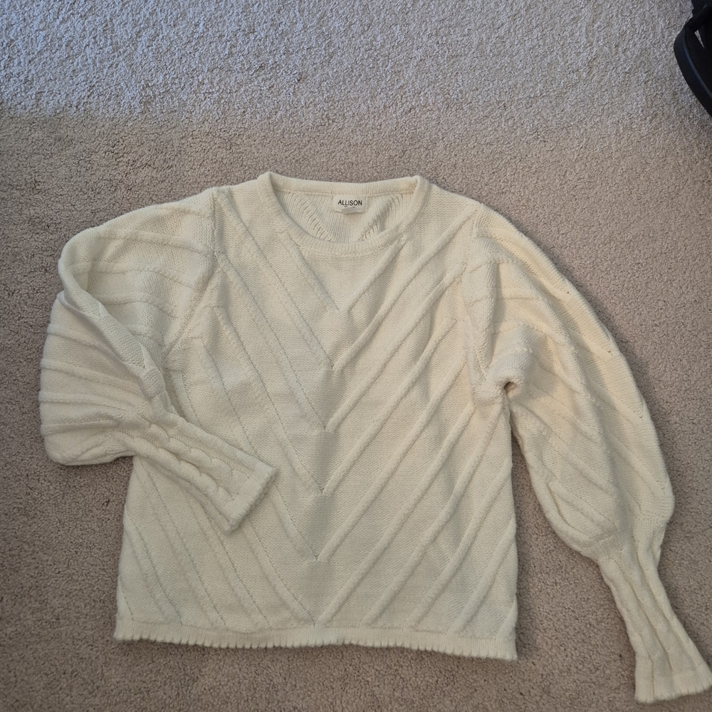 Women's Cream Sweater